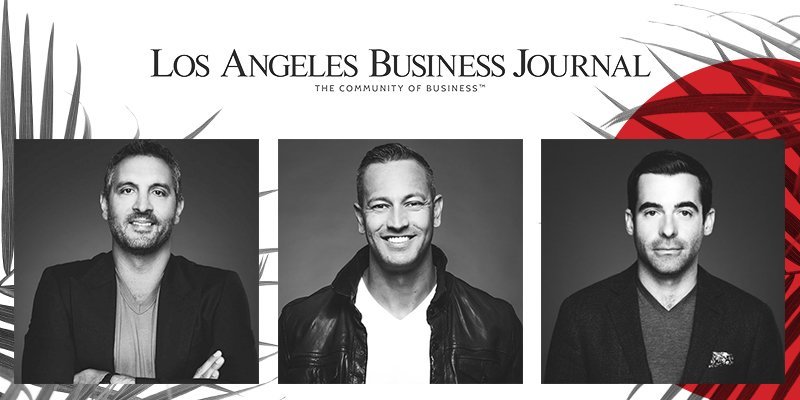 Mauricio Umansky, Santiago Arana & Shane Farkas Receive Los Angeles Business Journal Top Honors