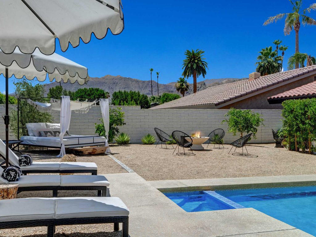 39540 Kirkwood Court, Rancho Mirage is a boho-chic home.