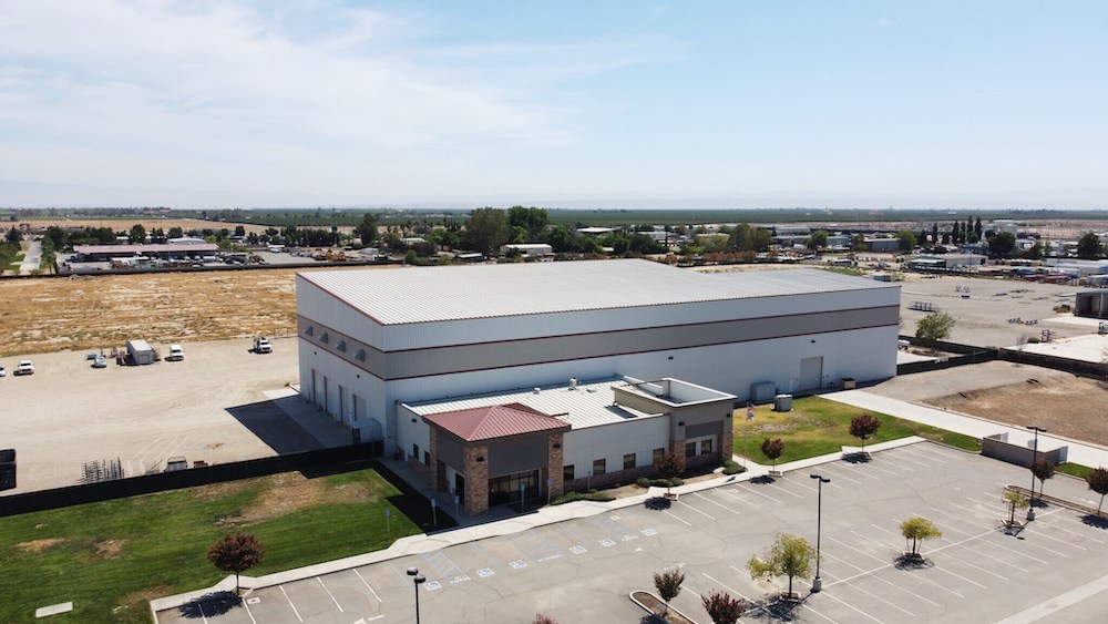 A large factory building in Shafter.