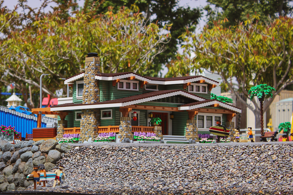 Allie Lutz's Miniland home that she designed.