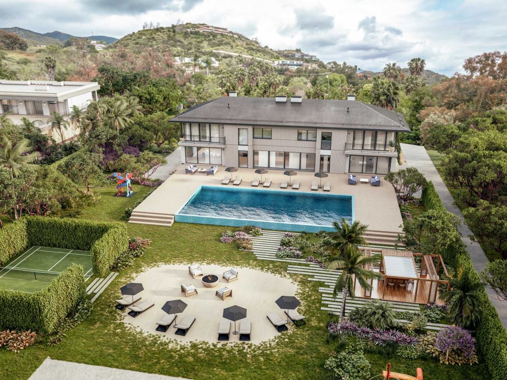 27473 Pacific Coast Highway is a secluded Malibu marvel on nearly 10 acres, this property pairs ocean views with orchards, gardens, a pond, a barn and abundant privacy.