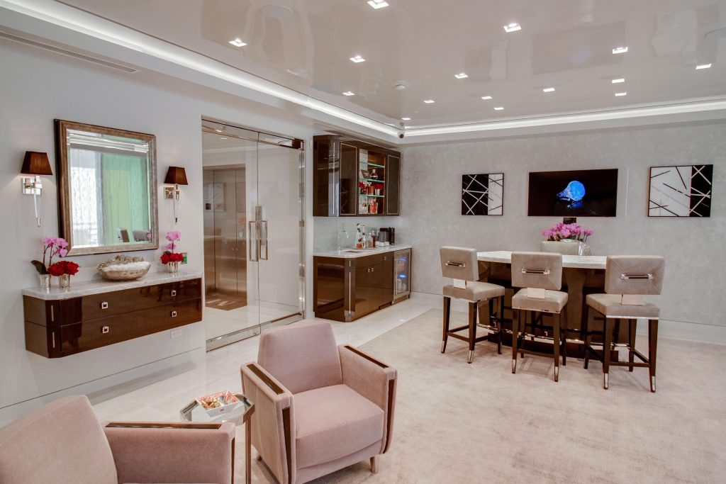 Inside Beverly Hills jeweler Martin Katz's new penthouse salon at the Fred Hayman building.