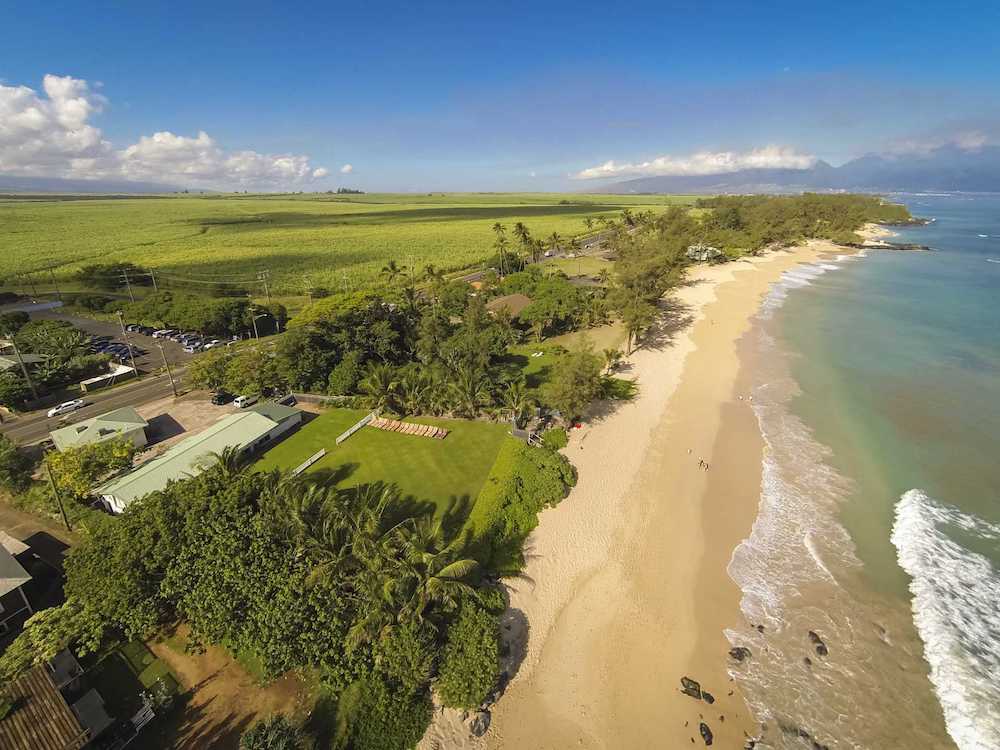 The shoreline of a land offering in Paia, Hawaii.