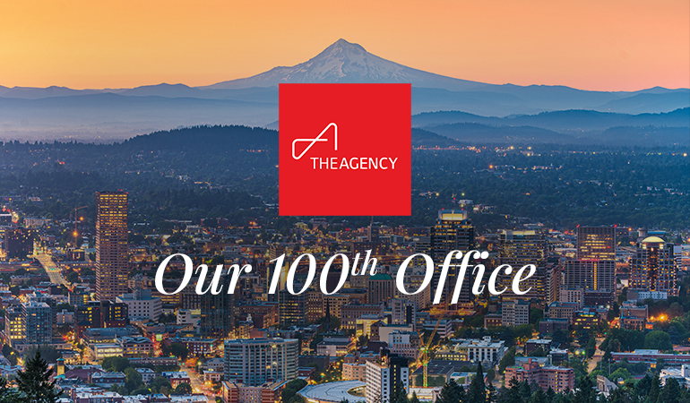 The Agency Launches its 100th Office in Portland, Oregon